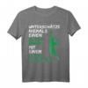 Tennis Unterschätze niemals alten Mann mit Tennisschläger T-Shirt - Lustiges Tennis Geschenk für Opa, Vater & Tennis Trainer im Ruhestand