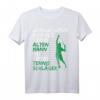 Tennis Unterschätze niemals alten Mann mit Tennisschläger T-Shirt - Lustiges Tennis Geschenk für Opa, Vater & Tennis Trainer im Ruhestand