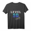 Geschenke zum 10. Geburtstag für Jungen - Level 10 T-Shirt mit Geburtstagsmotiv