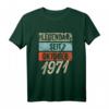52. Geburtstag Mann T-Shirt - Legendär seit Oktober 1971, Witziges Geschenk für 52-Jährige, perfekte Geburtstagsdeko & Partyaccessoire