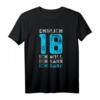 18. Geburtstag T-Shirt - Endlich 18 Volljährig Spruch für Party & Geschenk zum Geburtstag
