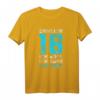 18. Geburtstag T-Shirt - Endlich 18 Volljährig Spruch für Party & Geschenk zum Geburtstag