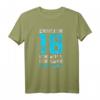18. Geburtstag T-Shirt - Endlich 18 Volljährig Spruch für Party & Geschenk zum Geburtstag