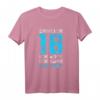 18. Geburtstag T-Shirt - Endlich 18 Volljährig Spruch für Party & Geschenk zum Geburtstag