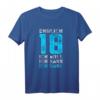 18. Geburtstag T-Shirt - Endlich 18 Volljährig Spruch für Party & Geschenk zum Geburtstag