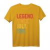 Legend Since Juli 1981 Geschenk zum 41. Geburtstag - Vintage Retro T-Shirt für Männer, Frauen, Familie & Freunde