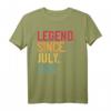 Legend Since Juli 1981 Geschenk zum 41. Geburtstag - Vintage Retro T-Shirt für Männer, Frauen, Familie & Freunde