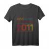 Awesome Since 2011 - Geburtstags T-Shirt für 11-Jährige, Perfekt zum Geburtstag und Weihnachten, Klassisch geschnitten