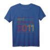 Awesome Since 2011 - Geburtstags T-Shirt für 11-Jährige, Perfekt zum Geburtstag und Weihnachten, Klassisch geschnitten
