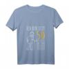Damen 50er Geburtstag Mann T-Shirt – Lustiges V-Ausschnitt Design für den runden 50. Geburtstag mit humorvollem Spruch