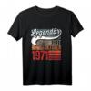 52. Geburtstag Mann Geschenk - Legendär seit 1971 T-Shirt & lustige Deko für den perfekten Geburtstag