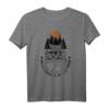 HapDog Hello Darkness T-Shirt - Dunkles Schädel-Design für Gothic, Rock, Halloween & Tattoo Fans