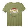 Vintage 55. Geburtstag T-Shirt - Made in 1967, Nostalgisches Retro-Shirt für Männer und Frauen zum 55. Jubiläum