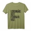56. Geburtstag T-Shirt für Männer und Frauen – Legendär seit 1967, Lustiges Geschenk für 56 Jahre alte Jubilarinnen und Jubilaren