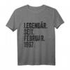 56. Geburtstag T-Shirt für Männer und Frauen – Legendär seit 1967, Lustiges Geschenk für 56 Jahre alte Jubilarinnen und Jubilaren