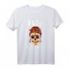 Damen Totenkopf Böse Alte Frau Rosen T-Shirt – Sarkastisches Gothic Design für Halloween, Geburtstag & Muttertag