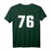 Nummer 76 Sportteam-Trikot - Personalisierte T-Shirts für Geburtstage, Jubiläen & Fans verschiedener Mannschaftssportarten