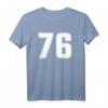 Nummer 76 Sportteam-Trikot - Personalisierte T-Shirts für Geburtstage, Jubiläen & Fans verschiedener Mannschaftssportarten