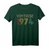 Vintage 1974 48. Geburtstag Geschenk Retro Männer & Frauen - Lustiges Geburtstags T-Shirt im 70er/80er Stil