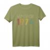 Vintage 1974 48. Geburtstag Geschenk Retro Männer & Frauen - Lustiges Geburtstags T-Shirt im 70er/80er Stil