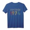Vintage 1974 48. Geburtstag Geschenk Retro Männer & Frauen - Lustiges Geburtstags T-Shirt im 70er/80er Stil