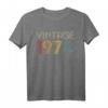 Vintage 1974 48. Geburtstag Geschenk Retro Männer & Frauen - Lustiges Geburtstags T-Shirt im 70er/80er Stil