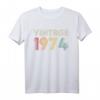Vintage 1974 48. Geburtstag Geschenk Retro Männer & Frauen - Lustiges Geburtstags T-Shirt im 70er/80er Stil