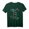 13. Geburtstagskind Retro Tie Dye T-Shirt – Cooles Vintage Birthday Outfit mit Stars für Teenager & Jungen & Mädchen