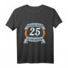 25. Geburtstag T-Shirt für Männer - Lustiges Geschenk zum Vierteljahrhundert mit Sockenmotiv und herzlichen Glückwünschen