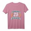 25. Geburtstag T-Shirt für Männer - Lustiges Geschenk zum Vierteljahrhundert mit Sockenmotiv und herzlichen Glückwünschen