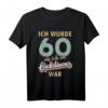 60. Geburtstag Shirt - Ich Wurde 60 Als Ich Im Lockdown War - Lustiges Retro T-Shirt für Jubilar & Geschenkidee