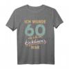 60. Geburtstag Shirt - Ich Wurde 60 Als Ich Im Lockdown War - Lustiges Retro T-Shirt für Jubilar & Geschenkidee