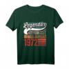 51. Geburtstag Mann T-Shirt - Legendär seit 1972, Lustiges Geburtstagsgeschenk für Männer & Frauen, Perfekt zur Feier und Dekoration