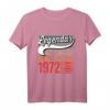 51. Geburtstag Mann T-Shirt - Legendär seit 1972, Lustiges Geburtstagsgeschenk für Männer & Frauen, Perfekt zur Feier und Dekoration