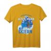 Herren Unterschätze niemals einen alten Mann auf Skiern - Lustiges Skifahren T-Shirt für Rentner, Opa & Skilehrer als Geschenk für den Wintersport