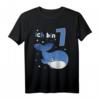 7 Jahre alt Ich bin 7 Wale Wal Geburtstag T-Shirt – Niedliches Geschenk & Partyoutfit für Jungen und Mädchen zum 7. Geburtstag