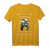 Humorvolles Herren T-Shirt: Ich Bin Ein Mürrischer Alter Mann mit Waffemotiv – Perfektes Geschenk zum Renteneintritt, Geburtstag oder Weihnachten