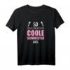 Coole Schwester Geschenk Spruch Witziges Damen T-Shirt - Lustige Bruder Schwester Sprüche für Weihnachten & Geburtstag