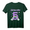 Kinder Mädchen Ich bin schon 5 Jahre alt Regenbogen T-Shirt – Perfektes Geburtstagsgeschenk für kleine Prinzessinnen zum 5. Geburtstag