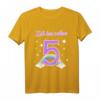 Kinder Mädchen Ich bin schon 5 Jahre alt Regenbogen T-Shirt – Perfektes Geburtstagsgeschenk für kleine Prinzessinnen zum 5. Geburtstag