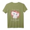 Kinder Ich werde eine ältere Schwester 2023 - Schwangerschaftsankündigung T-Shirt mit Elefanten-Design für große Schwester