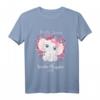 Kinder Ich werde eine ältere Schwester 2023 - Schwangerschaftsankündigung T-Shirt mit Elefanten-Design für große Schwester