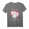 Kinder Ich werde eine ältere Schwester 2023 - Schwangerschaftsankündigung T-Shirt mit Elefanten-Design für große Schwester