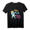 Kinder Einhorn T-Shirt für 10 Jahre altes Mädchen - Perfektes Geburtstag Geschenk für Einhorn- und Pferdeliebhaber