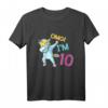 Kinder Einhorn T-Shirt für 10 Jahre altes Mädchen - Perfektes Geburtstag Geschenk für Einhorn- und Pferdeliebhaber