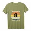 Kinder 8 Jahre alt Geburtstags-T-Shirt - Legendäres Design für Kinder geboren 2015, Perfekt für Jungen und Mädchen zum 8. Geburtstag