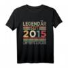 Kinder 9. Geburtstag Vintage T-Shirt – Legendary Since 2015, Perfekt für Jungen und Mädchen zum 9. Geburtstag