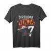 Kinder Ninja Geburtstag T-Shirt für 7-Jährige - Lustiges Party-Geschenk für Jungen, Kampfsportfans & Ninja-Freunde