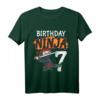 Kinder Ninja Geburtstag T-Shirt für 7-Jährige - Lustiges Party-Geschenk für Jungen, Kampfsportfans & Ninja-Freunde