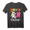 38 Jahre Geburtstag - Einhorn Tupfen T-Shirt für den 38. Geburtstag, lustiges Geschenk für Freunde, Familie und Geburtstagskinder
